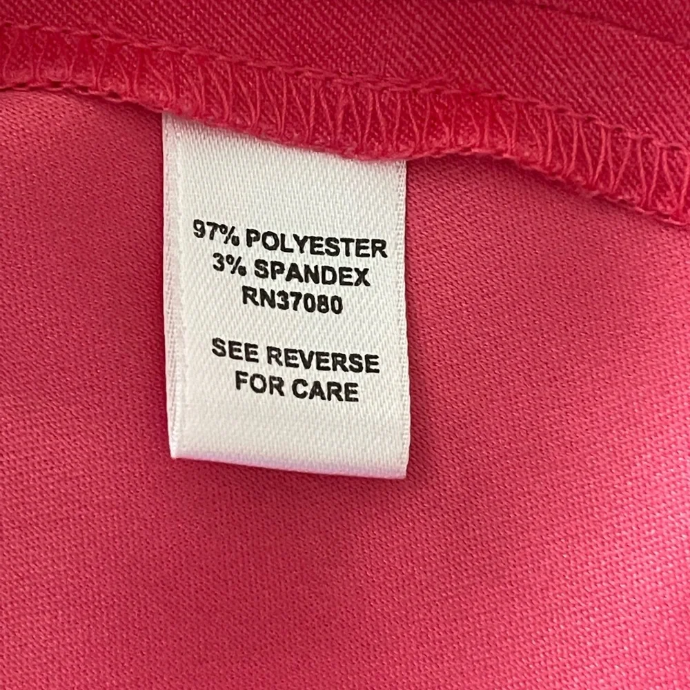 Cato Jacket Women's 24W Red Collared 3/4 Sleeve P - Picture 5 of 11